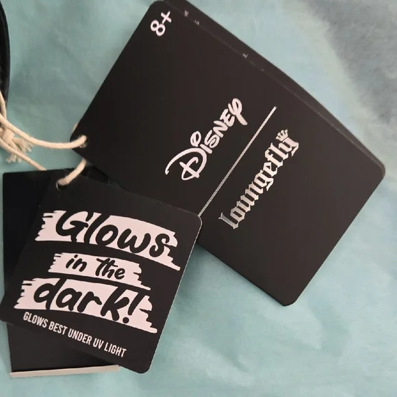 Loungefly Disney Alice in Wonderland Black Backpack. NWT. Glows In The Dark. - Picture 8 of 8